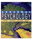 Abnormal Psychology The Science and the Treatement os Psychological Disorders 11th 2009 9780470380086 Front Cover
