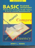 Basic Reading Inventory Pre-Primer Through Grade Twelve 7th 9780787219086 Front Cover