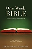 One Week Bible 2013 9781626979086 Front Cover