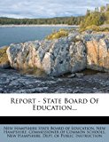 Report - State Board of Education 2012 9781278604091 Front Cover