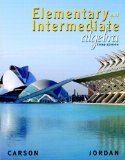 Elementary and Intermediate Algebra 3rd 9780321621092 Front Cover