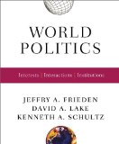 World Politics Interests, Interactions, Institutions  9780393927092 Front Cover