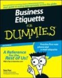 Business Etiquette for Dummies 2nd 2008 9780470147092 Front Cover