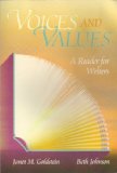 Voices and Values A Reader for Writers  9780944210093 Front Cover