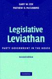Legislative Leviathan Party Government in the House cover art