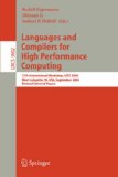 Languages and Compilers for High Performance Computing 17th International Workshop, LCPC 2004, West Lafayette, in, USA, September 22-24 2004 - Revised Selected Papers 2005 9783540280095 Front Cover