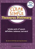 Clear and Simple Thesaurus Dictionary 2006 9780448443096 Front Cover