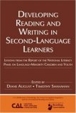 Developing Reading and Writing in Second-Language Learners Lessons from the Report of the National Literacy Panel on Language-Minority Children and Youth. Published by Routledge for the American Association of Colleges for Teacher Education  9780805862096 Front Cover
