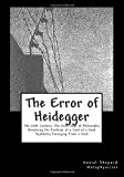 Error of Heidegger Resolving the Problem of a Void of a Void 2011 9781466444096 Front Cover