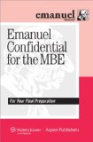Emanuel Confidential for the MBE  cover art