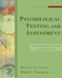 Psychological Testing and Assessment An Introduction to Tests and Measurement cover art