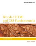 New Perspectives on Blended HTML and CSS Fundamentals Introductory cover art