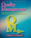 Quality Management Creating and Sustaining Organizational Effectiveness cover art