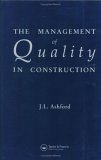 Management of Quality in Construction 1989 9780419149101 Front Cover