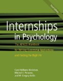 Internships in Psychology The APAGS Workbook for Writing Successful Applications and Finding the Right Fit cover art