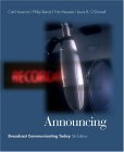 Announcing Broadcast Communicating Today 5th 2003 Revised  9780534563103 Front Cover