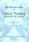 Miniature Guide to Critical Thinking-Concepts and Tools  cover art