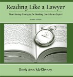 Reading Like a Lawyer Time-Saving Strategies for Reading Law Like an Expert cover art