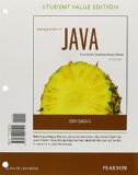 Starting Out With Java: Control Structures Through Objects, Student Value Edition cover art