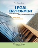 Legal Environment Business Law and Business Entities