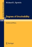 Degrees of Unsolvability Structure and Theory 1979 9783540097105 Front Cover
