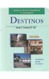 Destinos 3rd 9780072497106 Front Cover