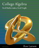 College Algebra Real Mathematics, Real People 6th 2011 9781111575106 Front Cover