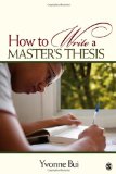 How to Write a Master's Thesis  9781412957106 Front Cover