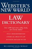 Webster's New World Law Dictionary  9780764542107 Front Cover