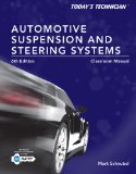 Automotive Suspension & Steering Classroom Manual and Shop Manual:  cover art