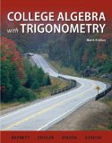 College Algebra with Trigonometry  cover art