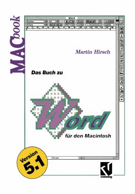 Das Buch Zu Word Für Den Macintosh: 1993 9783528053109 Front Cover