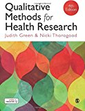 Qualitative Methods for Health Research 4th 9781473997110 Front Cover