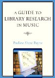 Guide to Library Research in Music  cover art