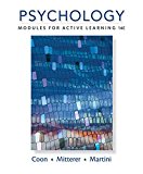Psychology: Modules for Active Learning  9781305964112 Front Cover
