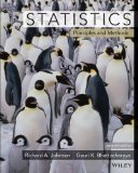 Statistics: Principles and Methods 2013 9780470904114 Front Cover