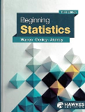 Beginning Statistics 3e Textbook 3rd 9781642771114 Front Cover