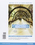 Calculus and Its Applications, Books a la Carte Edition 11th 9780321999115 Front Cover