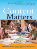 Content Matters A Disciplinary Literacy Approach to Improving Student Learning cover art