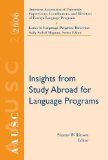 Aausc 2006 Insights for Study Abroad Language Programs 2006 9781428205116 Front Cover