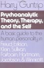 Psychoanalytic Theory, Therapy, and the Self  cover art