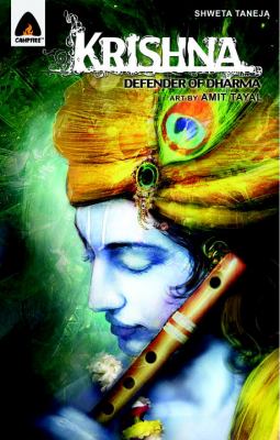 Krishna: Defender of Dharma A Graphic Novel cover art