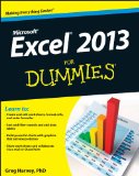 Excel 2013 for Dummies  cover art
