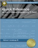 Quick Reference for the Chemical Engineering PE Exam  cover art