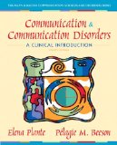 Communication and Communication Disorders A Clinical Introduction