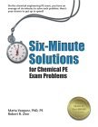 Six-Minute Solutions for Chemical PE Exam Problems  cover art