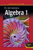 Algebra 1 Teacher's Edition 1st 9780547647128 Front Cover