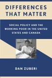 Differences That Matter Social Policy and the Working Poor in the United States and Canada cover art