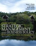 Concepts in Strategic Management and Business Policy:  cover art