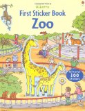 First Sticker Book Zoo  9781409523130 Front Cover